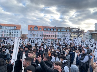 Gedenken an die Opfer des rassistischen Anschlags in Hanau vor zwei Jahren